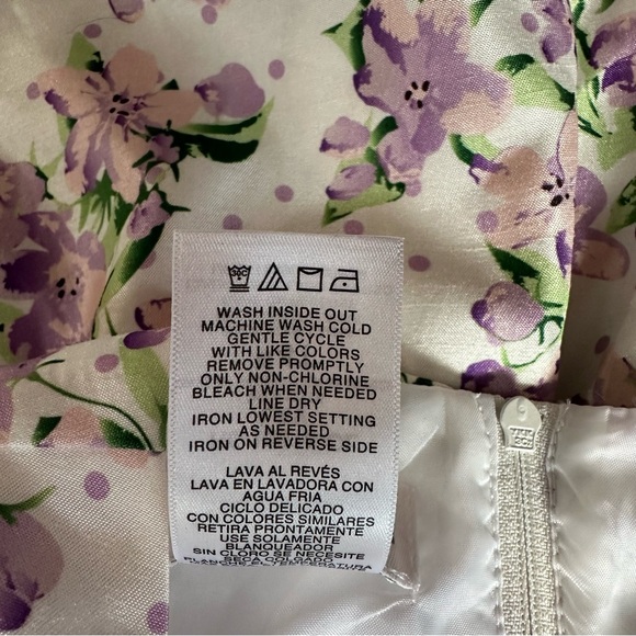 Bonnie Jean Lavender Floral Dress - Picture 8 of 8